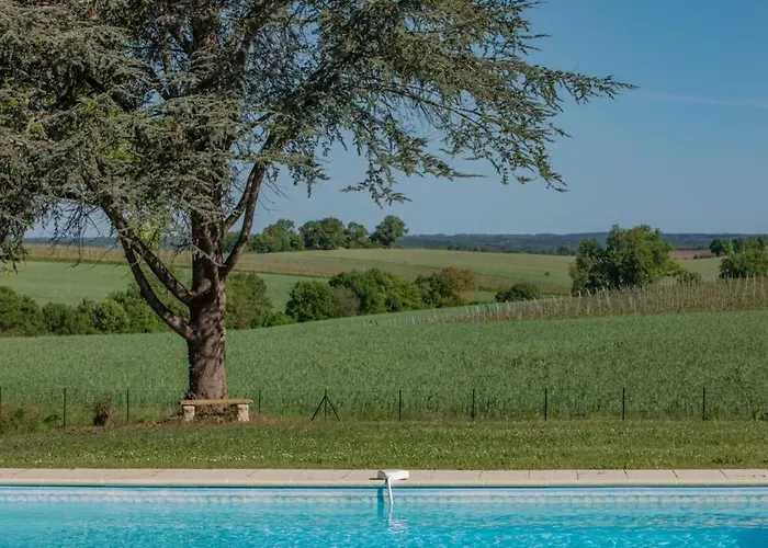 Vakantiehuis Quiet 50's - 12 P. - Private Park & Pool Fourcès